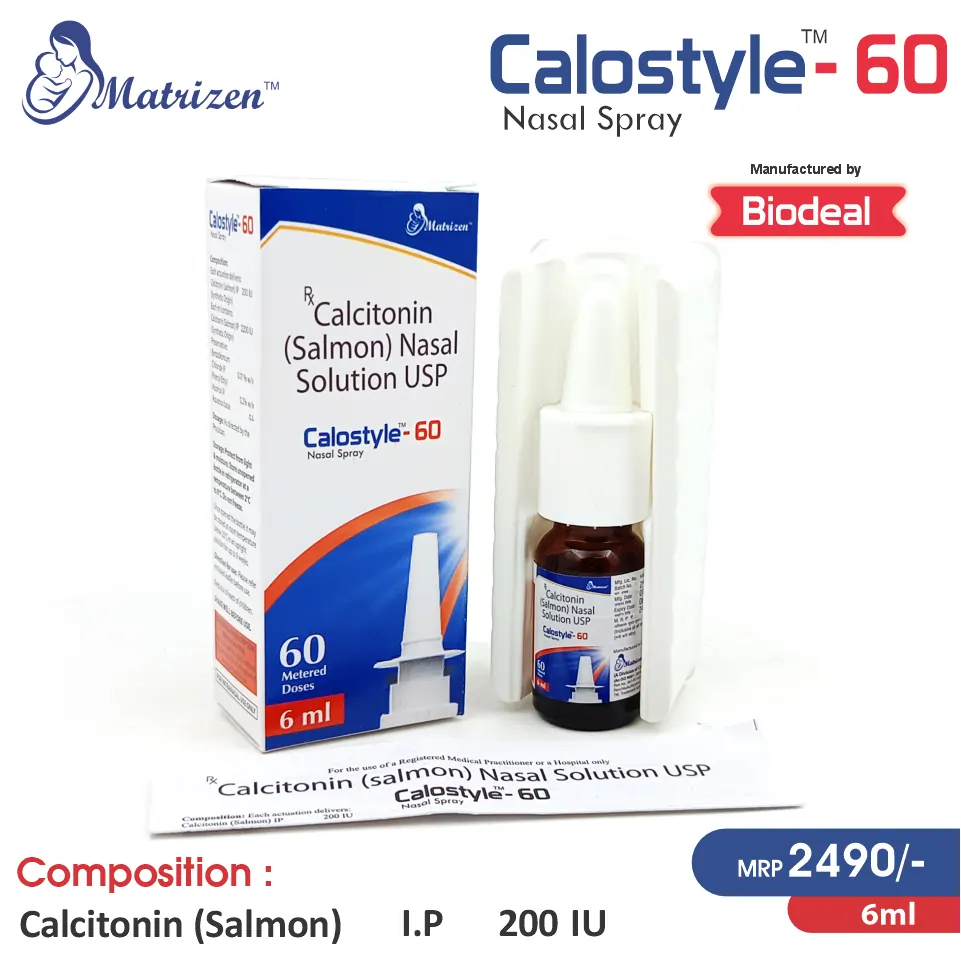 Calcitonin 200 IU Nasal Spray | Hormonal Therapy | Best Price for PCD Pharma Franchise